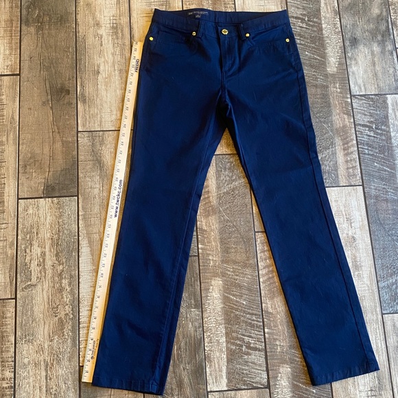 Brooks Brothers 346 Natalie fit Navy Blue Pants with Gold Details - Picture 11 of 13